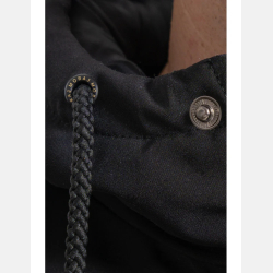 CZARNA męska czapka OCIEPLANA polar uniwersalna MORAJ